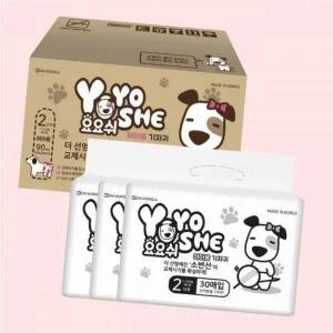 당일출고 요요쉬 여아용 기저귀 2단계 30매X3팩 4093183