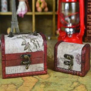 앤티크 나무상자 장식장 DIY 부품 장식