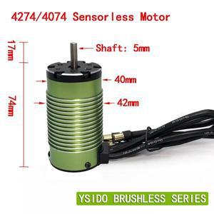 YSIDO 4274 800KV RC ARRMA TRAXXAS EDF 보트 용 브러시리스 전동 1/8 자동차 몬스터 트럭 오프로드