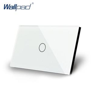 집초인종 미국 AU 표준 Wallpad  크리스탈 유리 패널 터치 스크린 재설정 도어 벨 징글 벽 스위치