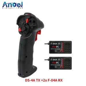 크루즈 컨트롤RC DS-4A RC 자동차 보트 드론 비행기 용 4Ch 수신기가 2.4G 4 채널 단일 핸드 라디오 송신기