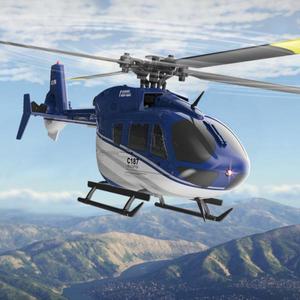 RC ERA C187 EC135 스케일 4CH RC 헬리콥터 자이로 스코프 안정화 고도 홀드 2.4G 원격 제어 항공기 모델