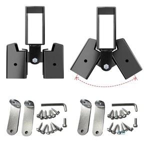 GZQUIYI 2 PCS AR500 스틸 2x4 타겟 스탠드 브래킷, 고강도 용접 건설 행거/홀더, 예비 부품, 헤비 듀티 A 프레임 스윙 세트 우드 보드용 다리 조절 가능