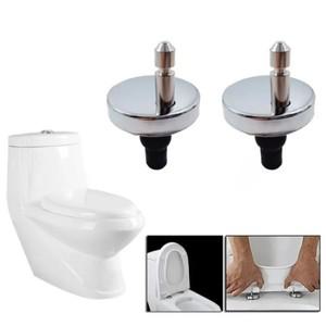 2pcs 변기 상단 고정 경첩 소프트  커넥터 릴리스  피팅 교체 나사 홈 하드웨어
