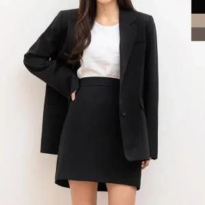[하프클럽/]롱치마 여자치마 정장스커트 여성 루즈핏 빅사이즈