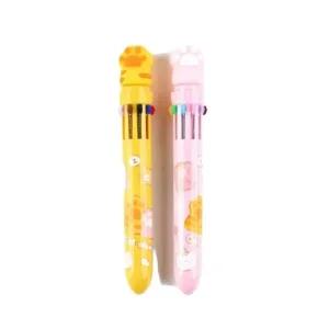 고품질 발바닥 10색 볼펜 36개 세트 학원 단체 답례품 필기구 (WD9050B)