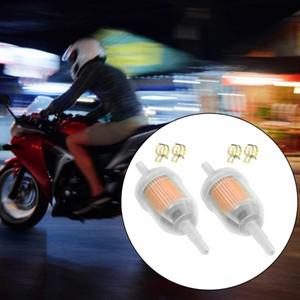 2개 가스 인라인 필터는 125cc 바이크 오토바이용 투명 필터를 대체