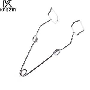 가열 유리 튜브 집게  실험실  홀더  스프링 도구  클램프 용품  1 개