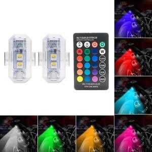 RGB LED 스트로브 조명 자동차 바이크 오토바이 플래시 위치 무선 항공기 비행기 헬리콥터 경고등 7 가지