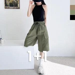 [하프클럽/]여름 5부바지 여자반바지 여름반바지 여성반바지 면