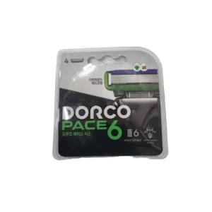 도루코 PACE6 면도날 4개입 페이스6 6중날 오픈형 세척용 코털 일회용 다용도 멀티용 다목적