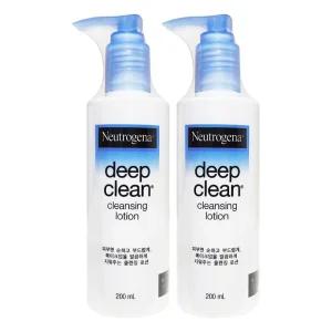 뉴트로지나 딥클린 클렌징 로션 200mL x 2개