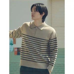 탑텐 남성 소프트터치 카라집업 스웨터MSE4ET1501