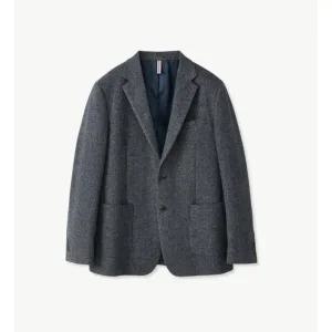 [하프클럽/에스티코]Wool Herringbone Jacket 네이비 (클래식핏) DJAVD01CSN