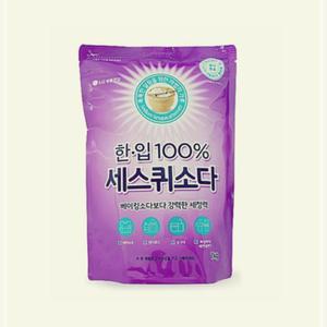 LG한입 100프로 세스퀴소다 강력한 세탁 청소 세제 표백제 얼룩제거 분말세제