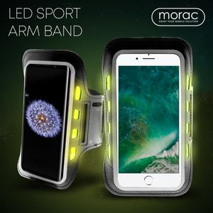 모락 스마트폰 LED 스포츠 암밴드