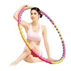 헬스원 후프 1kg 다이어트 허리살 지압 훌라후프 국산