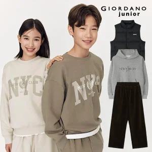[지오다노주니어] 25FW 라스트 어텀 +얼리원터 ! 긴팔티/반바지/빈팔티/추리닝 ~69%OFF