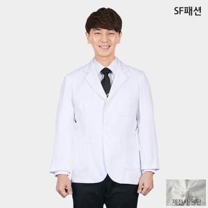 정전기방지 남성 기본 의사자켓 반 의사가운 제전사 사용