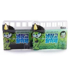 산도깨비 냉장고 탈취제 200g X 6개 /녹차향/숯향/3개월지속효과/냉장고 냄새제거/김치냄새제거