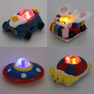 [로봇사이언스몰] 내가 꾸미는 LED 태엽자동차만들기(10인세트)