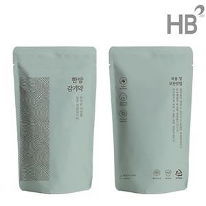 한약파우치 한방감기 패턴 민트 100매 한약팩 비닐팩