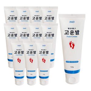 웰빙헬스 고운발 풋크림 튜브 발각질 보습 120g 12개