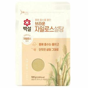 백설 브라운 자일로스설탕 500g 매실 과일청 베이킹