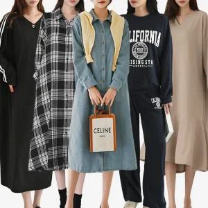 [~50%+30%할인]시크루즈 가을인기 원피스/니트/밴딩/스커트/점프수트/루즈핏/롱/야상점퍼/데님원피스