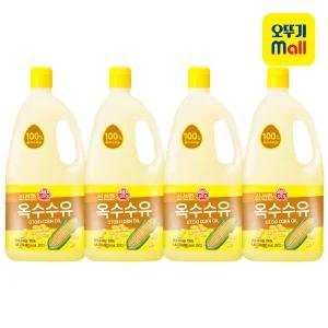 [본사직영] 오뚜기 옥수수유 1.8L, 4개