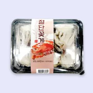 동방유통 국내산 손질 냉동 절단꽃게 600g 1팩)