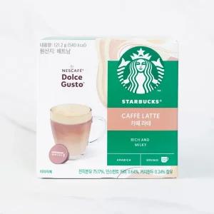 스타벅스 돌체구스토 카페라테 커피  10.1g*12입