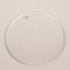 FW DIY 투명 아크릴판 키링 원형 열쇠고리 만들기