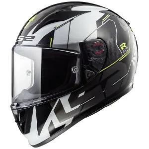 LS2 FF323 ARROW EVO R TECHNO BLACK WHITE 풀페이스 헬멧