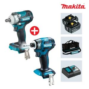 마끼다 DLX2229G_R2 18V 6.0Ah 충전임팩콤보세트 DTD173 DTW300 드릴+렌치