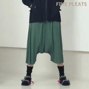 [FINE PLEATS] 피네 플리츠 배기팬츠 포 소프트 그린