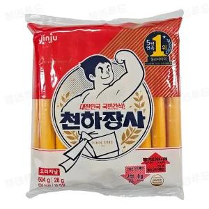 유통기한25.11.04_진주 천하장사 오리지날 504g (소시지 간식)