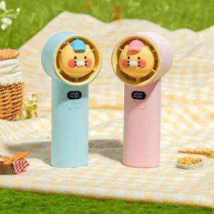 아트박스/더블유아이 카카오프렌즈 Z터보 볼캡 춘식이 핸디 선풍기