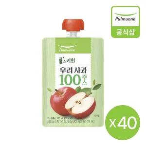 [풀무원] 풀스키친 우리 사과 100 (100ml)X40개
