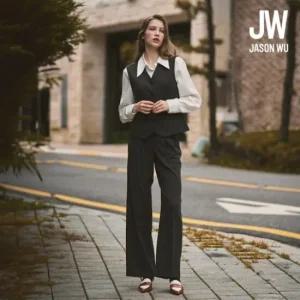 제이슨우 샥스킨 세미와이드 턱팬츠 [런칭 가격 69,900원]