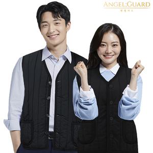 겨울 융털조끼 방한 깔깔이 베스트 경량 패딩 기모 누빔 발열 보온 남성 여성