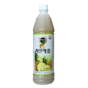 청솔 파인애플 원액 835ml 음료베이스 
