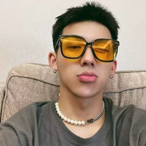 놀면뭐하니 243회 유재석 선글라스 투명 노란색 선글라스 큰얼굴 UV 안경