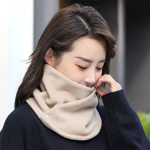 사선 똑딱 버튼 라운드 포근 워머 목도리 스카프 남녀공용 봄 롱 털 머플러 목도리 겨울