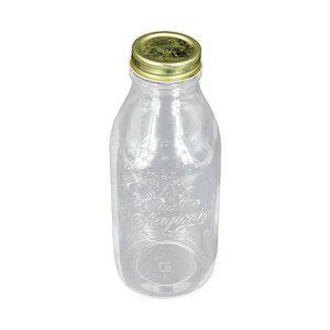 [기타]보르미올리 유리병 밀폐용기 콰트로자 우유 보틀 1000ml