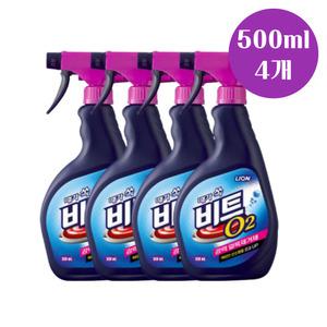 뿌리는비트 신발 흰옷얼룩제거제 스프레이 500ml x 4개 찌든떼
