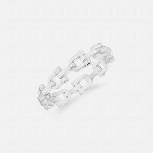 갤러리아 [메트로시티 주얼리] 링크 14K 화이트 반지 A241GR3161W4Q