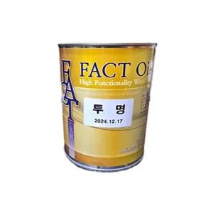 팩트 오일 스테인 방부목페인트 투명 0.9L