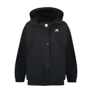 뉴발란스 스트레치 롱 바람막이 자켓 블랙 NBNAC1W302-19