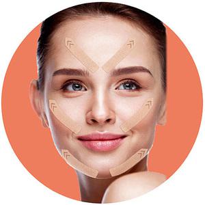 템텍스 링클 케어 팔자 주름 관리 패치 얼굴주름개선 리프팅 테이프 1박스(60패치)